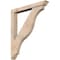 Ekena Millwork Funston Traditional Smooth Bracket w/ Offset Brace, Douglas Fir, 5 1/2"W x 42"D x 48"H BKT0604X42X48FST01SDF - alternate 1